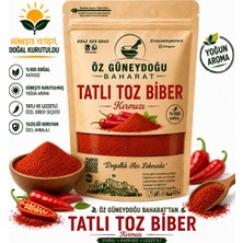 Öz Güneydoğu Baharat Tatlı Toz Kırmızı Biber 200 gr | %100 Doğal, Taze ve Katkısız (Renkli, Aromatik ve Acısız Baharat)