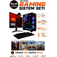 Özlen X2 RYZEN 5 5500 RTX 3050 6GB 16GB RAM 512GB M.2 SSD 24'' Full HD 200Hz Set Oyuncu Bilgisayarı