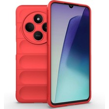 Redmi 14C Kılıf Optimum Silikon - Kırmızı