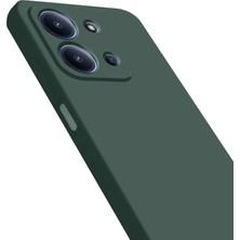 Redmi 15C 4g Nano Içi Kadife Silikon - Koyu Yeşil