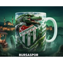 Kadorex Design Ursaspor Timsah Kupa Bardak – Yeşil Beyaz Tasarım Yüksek Kaliteli Kahve & Çay Kupası