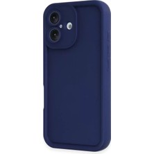 Uravas Store Newface Iphone 16 Kılıf Viera Silikon - Lacivert