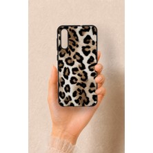 Vip Case Samsung A50 Uyumlu Leopar Derisi Desenli Silikon Kılıf
