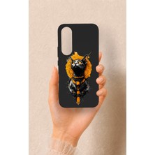 Vip Case Vivo V70 Fe 5g Uyumlu Mısırlı Kedi Tanrısı Desenli Silikon Kılıf