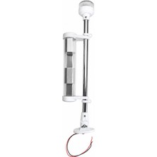 İroncaravan Çıpa Fenerli Radar Reflektörlü Bayrak Direği 12V 40 cm