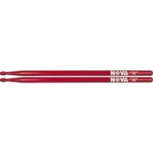 Larskas Vıcfırth N5BR Baget(Çift) Nova 5b Wood Red (Kirmizi), Hıckory, 1 Nova (Çift)5b Wood Red RD-N5BR