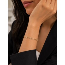 Aurevyn Design Kadın Minimal Zirkon Taşlı Bileklik