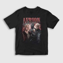 Presmono Unisex Çocuk Siyah Aerion Targaryen A Knight Of The Seven Kingdoms T-Shirt