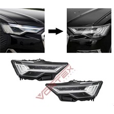 İTHAL Audi - A6 2020 - LED Farlar Için Full Hd Matrıx Far Seti A6 2020-
