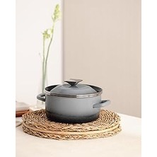 Uravas Store Madame Coco La Garde Derin Tencere Gri 20 cm