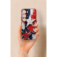 Vip Case Vivo V40 Lite 5g Uyumlu Star Flag Desenli Silikon Kılıf