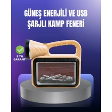 Herşey Trend Solar Enerjili Alev Lambası – El Feneri ve Dekoratif Işık
