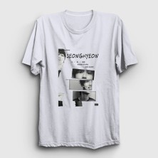 Presmono Unisex Beyaz Seonghyeon K-Pop Cortis T-Shirt