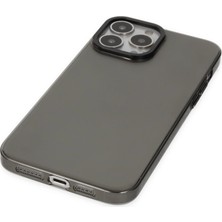 iPhone 14 Pro Kılıf Anka Pc Sert Metal Kapak - Siyah