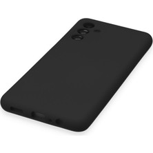 Galaxy A14 4g Kılıf Nano Içi Kadife Silikon - Siyah