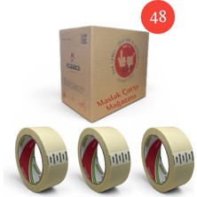 Maslak Çarşı Maskeleme Bandı Vege 36MM x 30M Endüstriyel 48'li Koli