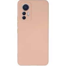 Mi 12 Lite Kılıf Nano Içi Kadife Silikon - Pudra