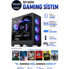 Özlen XL5 İ7 14700F RTX 5060Tİ 16GB 32GB DDR5 RAM 1TB M.2 SSD Üst Seviye Oyuncu Bilgisayarı