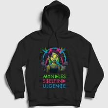 Presmono Unisex Siyah Frankenstein Girls Mindless Self Indulgence Kapüşonlu Sweatshirt