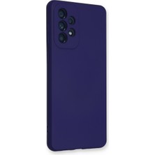 Galaxy A53 5g Kılıf Nano Içi Kadife Silikon - Mor
