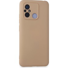 Redmi 12C Kılıf Nano Içi Kadife Silikon - Pudra