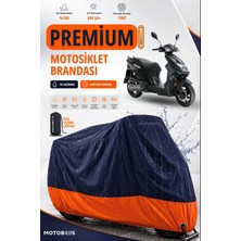 Motobros Motosiklet Brandası Sym Orbit Motor Brandası Motor Örtüsü Su Geçirmez Paraşüt Kumaş Uv Korumalı Premium