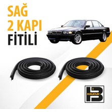 B&M Kauçuk Bmw 7 Serisi E38 (1995-2001) Kadifeli Sağ Ön ve Arka Kapı Fitili BM02148