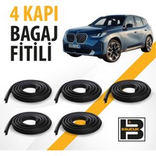 B&M Kauçuk Bmw X3 G01 (2018-2025) Kadifeli 4 Kapı + Bagaj Fitili BM02031