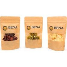 Bena Dried Tropikal Kuru Meyve Deneme Paketi 30 g - 3 Farklı Lezzeti Deneyin