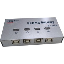 Keepro 4 Port USB 2.0 Sharing Switch 4 Kasa 1 Yazıcı Anahtarlı Switch