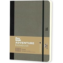 Uravas Store Flexbook 69 Özel Seri Adventure Esnek Notebook, 13X21, Elephant Çizgili, 192 Sayfa, 85GR