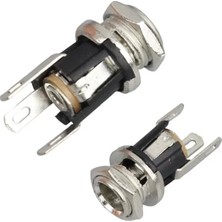 Uravas Store IC-258A Dc Jak Üstten Somunlu 2.1mm Somunlu Ø8mm