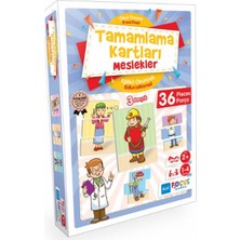SBN - Store Blue Focus Tamamlama Kartları Meslekler - Eğitici Oyunlar 36 Parça