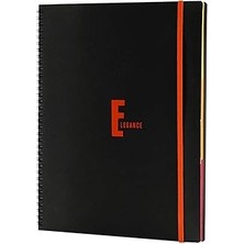 Uravas Store Le Color Elegance A5 Defter Çizgili 160 Syf Spiralli