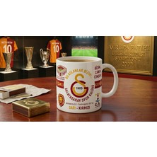 Kadorex Design Galatasaray Sarıı Kırmızı Sevdalılarına Özel Kupa - Hediyelik Yüksek Kalite Kupa Bardak