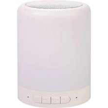 Marsilyan™- CL-671 Şarjlı Dokunmatik Gece Lambalı Bluetooth Hoparlör