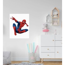 Hengam Sayılarla Boyama Kasnaklı Tablo Seti. Fırça Boya Dahil 30X40CM *örümcek Adam*