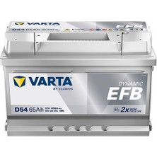 Varta D54 12V 65AH 650A Dynamıc Slı Efb Akü (Ford-Opel Uyumlu) ( Üretim TARIHI:2026)