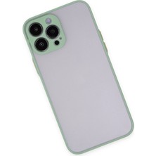 iPhone 15 Pro Max Kılıf Montreal Silikon Kapak - Açık Yeşil
