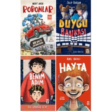 Genç Timaş 4. 5. 6. Sınıf Okuma Kitapları 4'lü Set/robonlar-Duygu Bankası-Benim Adım Şeyy-Hayta