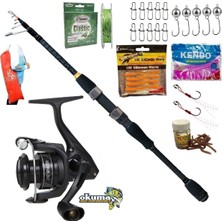 Okuma Revenger RV-2000A 2.28MM 0,5-10GR Ryuji Rock Fish Lrf Olta Takımı Seti