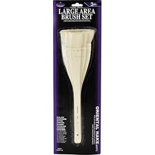 Uravas Store Royal &amp; Langnickel Oriental Hake Geniş Alan Fırçası - 3'lü Paket, Beyaz, 41 x 3,5 x 11,5 C