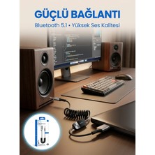 Nemere USB Bluetooth Aux Ses Adaptörü Kablosuz Müzik Aktarım Cihazı