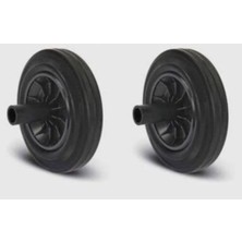 Poma Store 120 Lt ve 240 Lt Çöp Konteynırı Çöp Kovası Tekerleği ( 2 Adet )