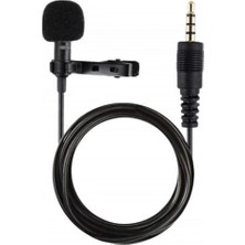 Marsilyan™- 3.5mm Jak 1.5 Metre Double Mikrofon - Siyah