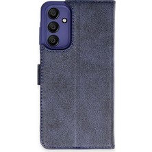 Renas Store Samsung Galaxy A55 5g Kılıf Trend S Plus Kapaklı Kılıf - Lacivert
