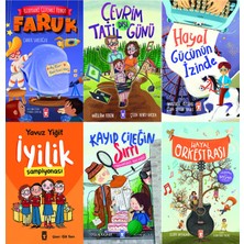 Timaş Çocuk 2.3.4. Sınıf Okuma Seti 6 Kitap Faruk-3-Çevrim Dışı Tatil Günü-Hayal Gücünün Izinde-Iyilik Şampiyona
