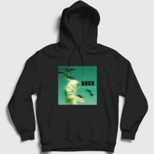Presmono Unisex Siyah The Science Of Things Rock Bush Kapüşonlu Sweatshirt