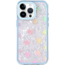 iPhone 15 Pro Max Lumi Desenli Kapak - Mavi
