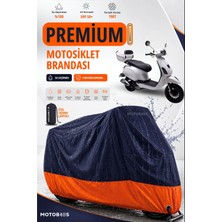 Motobros Motosiklet Brandası Rks Azure Motor Brandası Motor Örtüsü Su Geçirmez Paraşüt Kumaş Uv Korumalı Premium